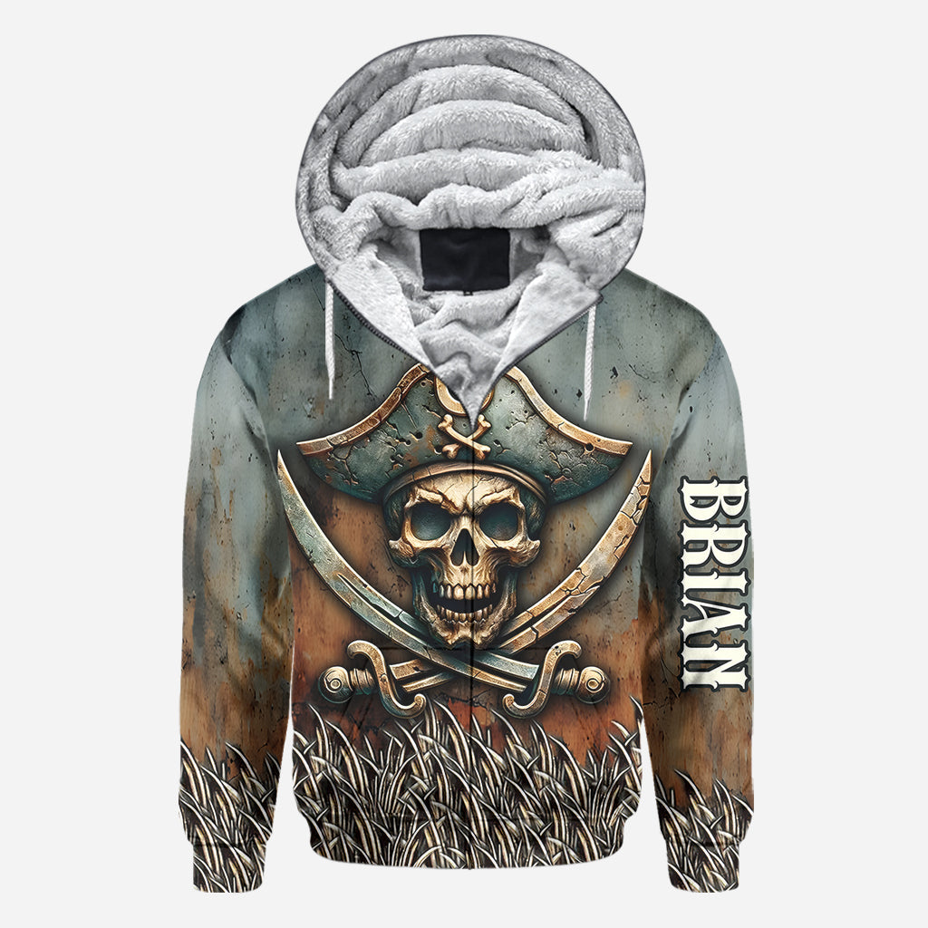 Pirate Skull - Personalized Skull All Over Shirt