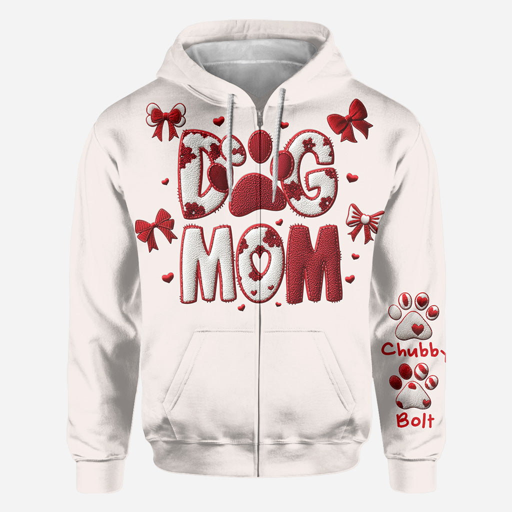 Geschenkidee für Hunde-/Katzenmama zum Valentinstag – personalisiertes T-Shirt mit Katzenmotiv