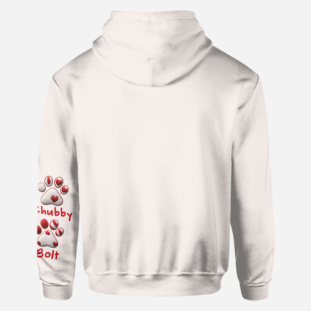 Geschenkidee für Hunde-/Katzenmama zum Valentinstag – personalisiertes T-Shirt mit Katzenmotiv
