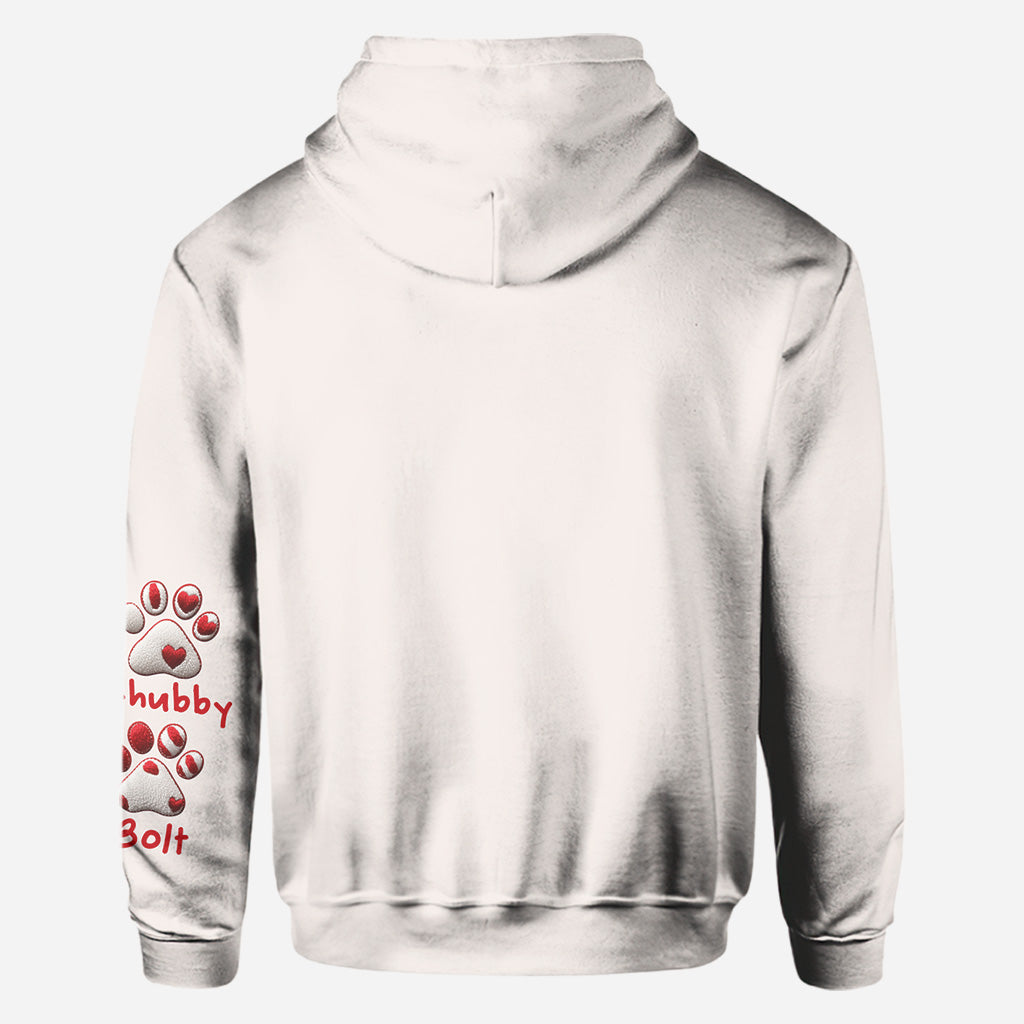 Geschenkidee für Hunde-/Katzenmama zum Valentinstag – personalisiertes T-Shirt mit Katzenmotiv
