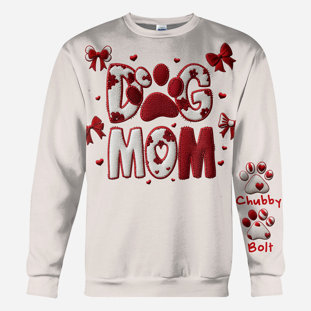 Geschenkidee für Hunde-/Katzenmama zum Valentinstag – personalisiertes T-Shirt mit Katzenmotiv