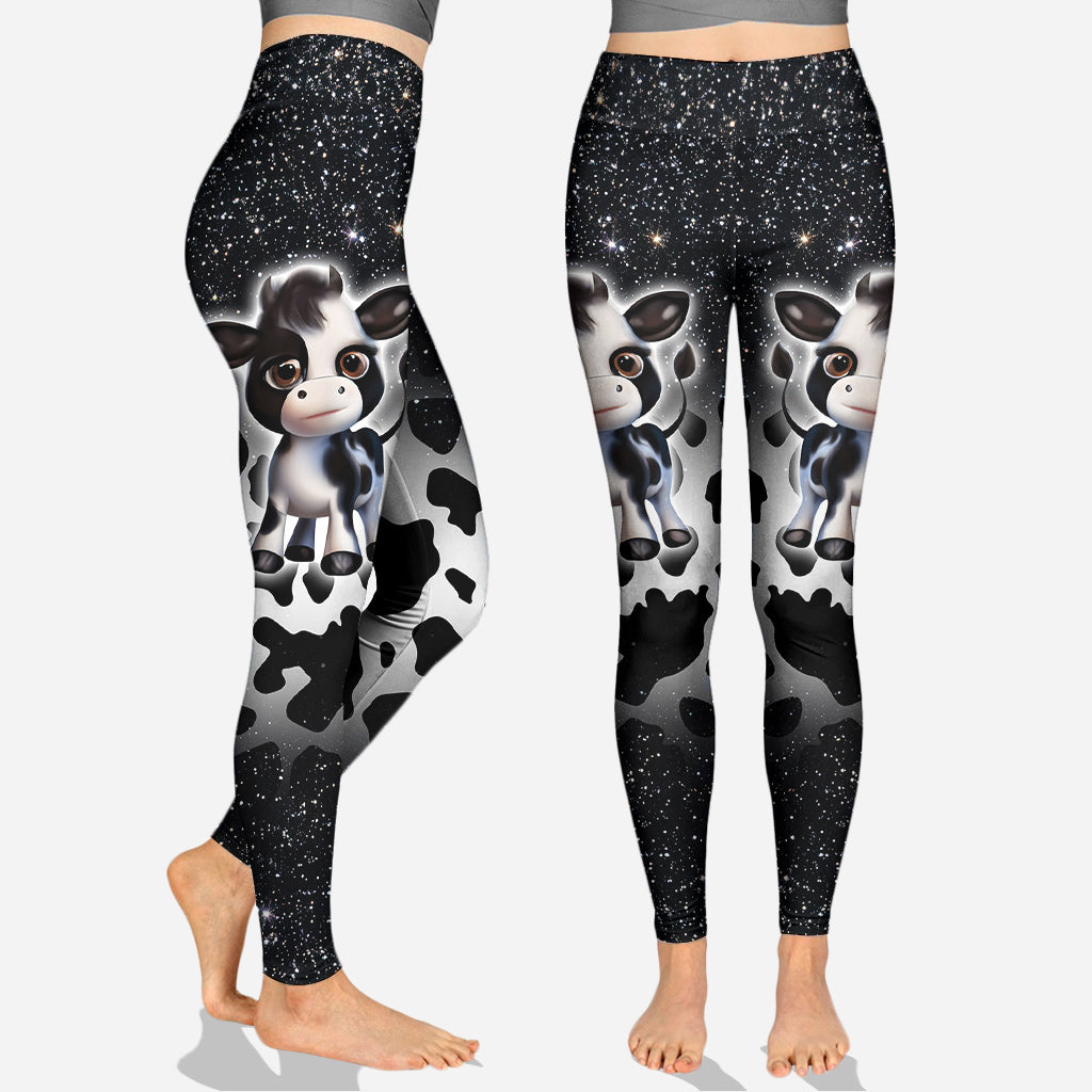 Moody Baby Cow – Personalisierter Kuh-Hoodie und Leggings