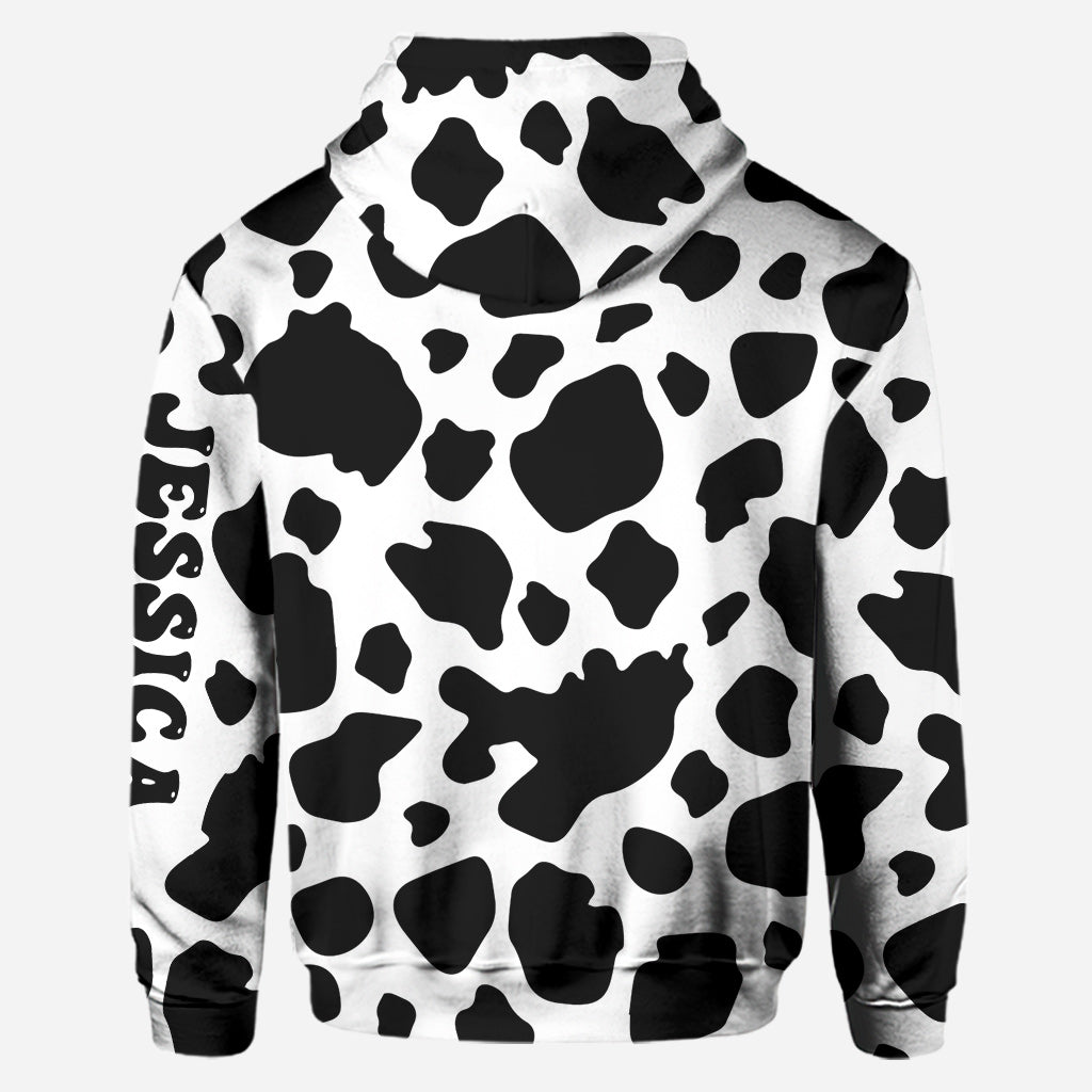Moody Baby Cow – Personalisierter Kuh-Hoodie und Leggings