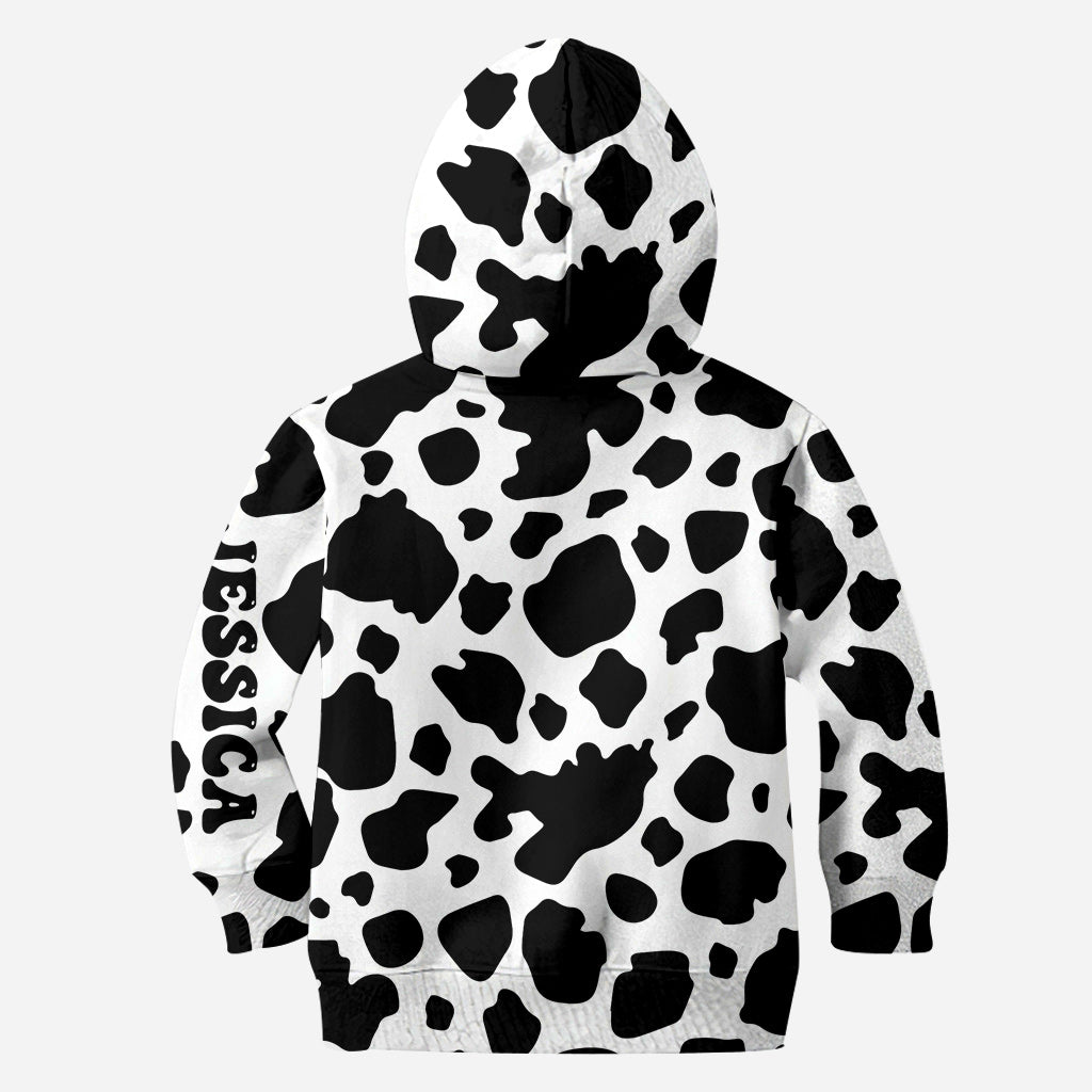 Moody Baby Cow – Personalisierter Kuh-Hoodie und Leggings
