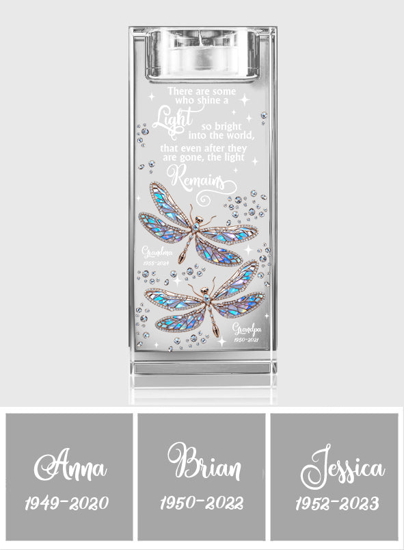 In liebevoller Erinnerung – Personalisierter Gedenkkerzenhalter aus Glas