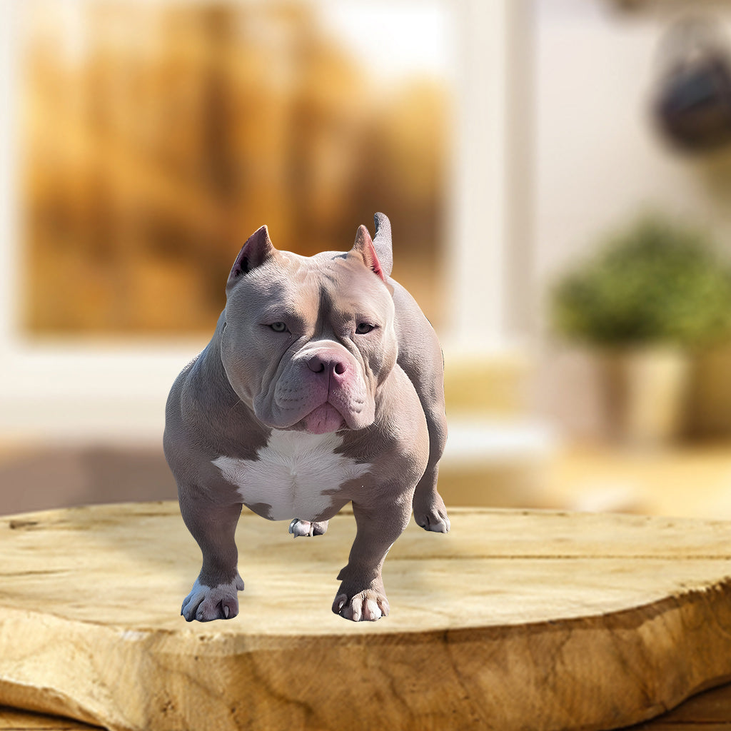 Beliebiges Foto - Personalisierte Acrylplakette in Hundeform