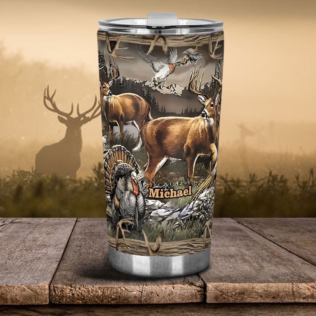 Liebe zur Jagd – Personalisierter Jagdbecher