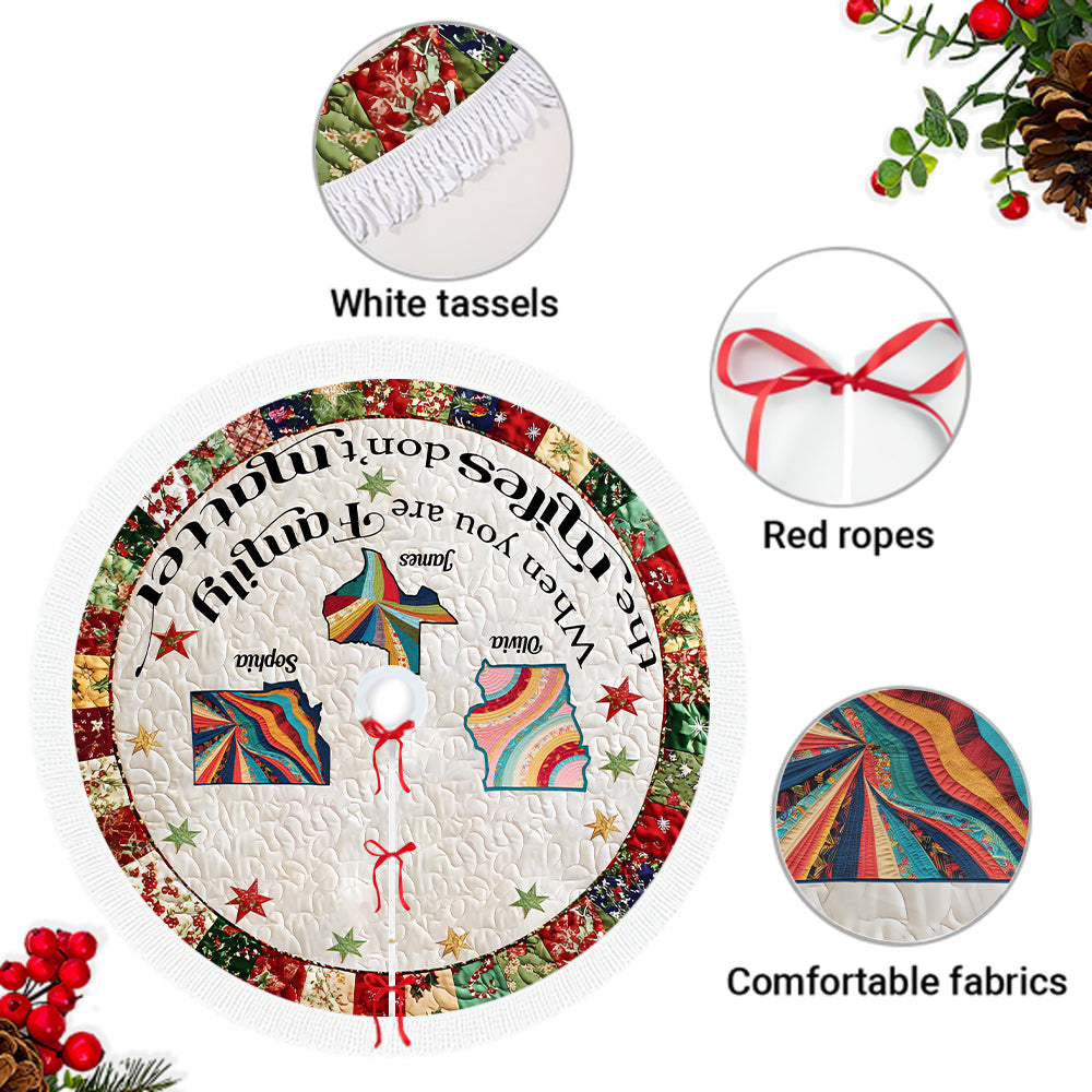 When You Are Family - Personalized Family Tree Skirt