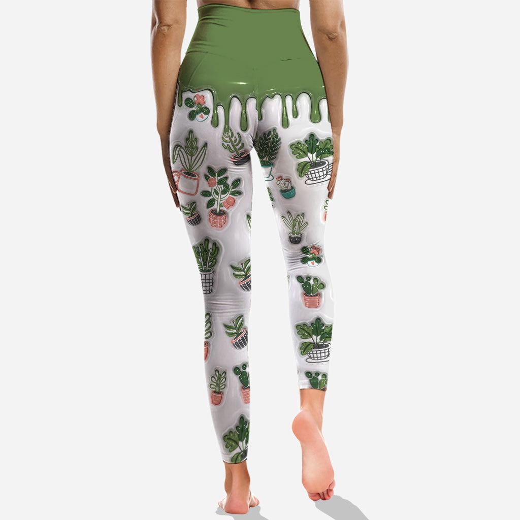 Ja, ich brauche all diese Pflanzen – personalisierter Gartenhoodie und Leggings