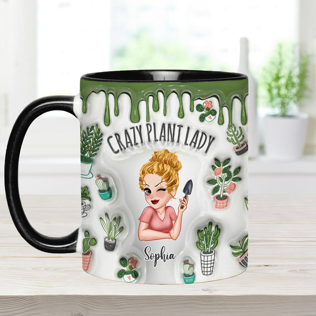 Crazy Plant Lady - Personalized Gardening Accent Mug