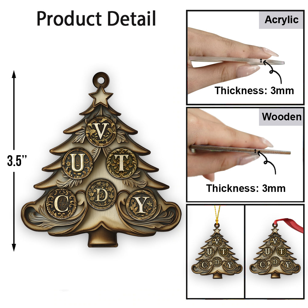Familienweihnachten – Personalisierter Familienschmuck