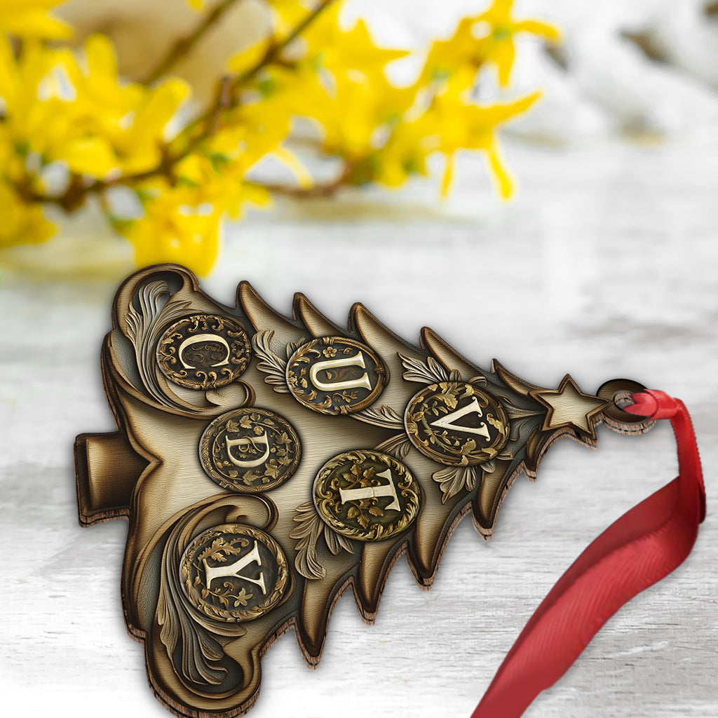 Familienweihnachten – Personalisierter Familienschmuck