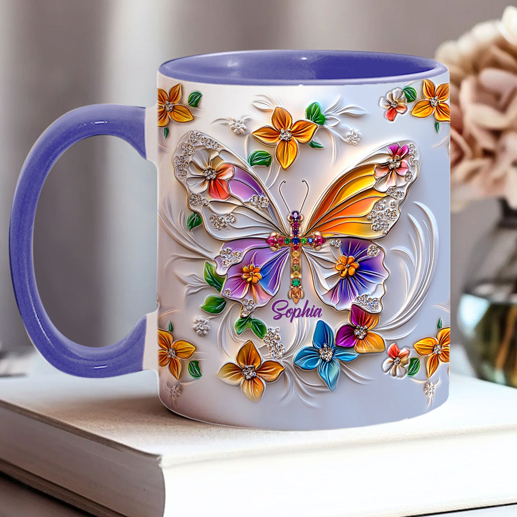 Faith Hope Love - Personalized Christian Accent Mug