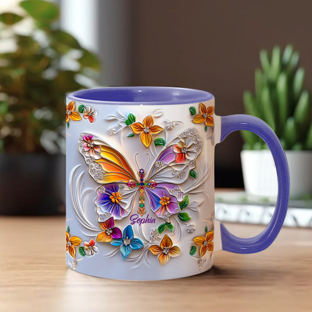 Faith Hope Love - Personalized Christian Accent Mug