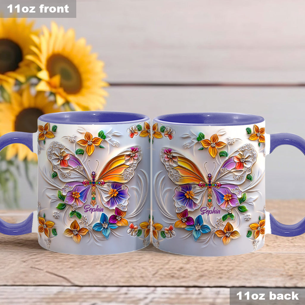 Faith Hope Love - Personalized Christian Accent Mug