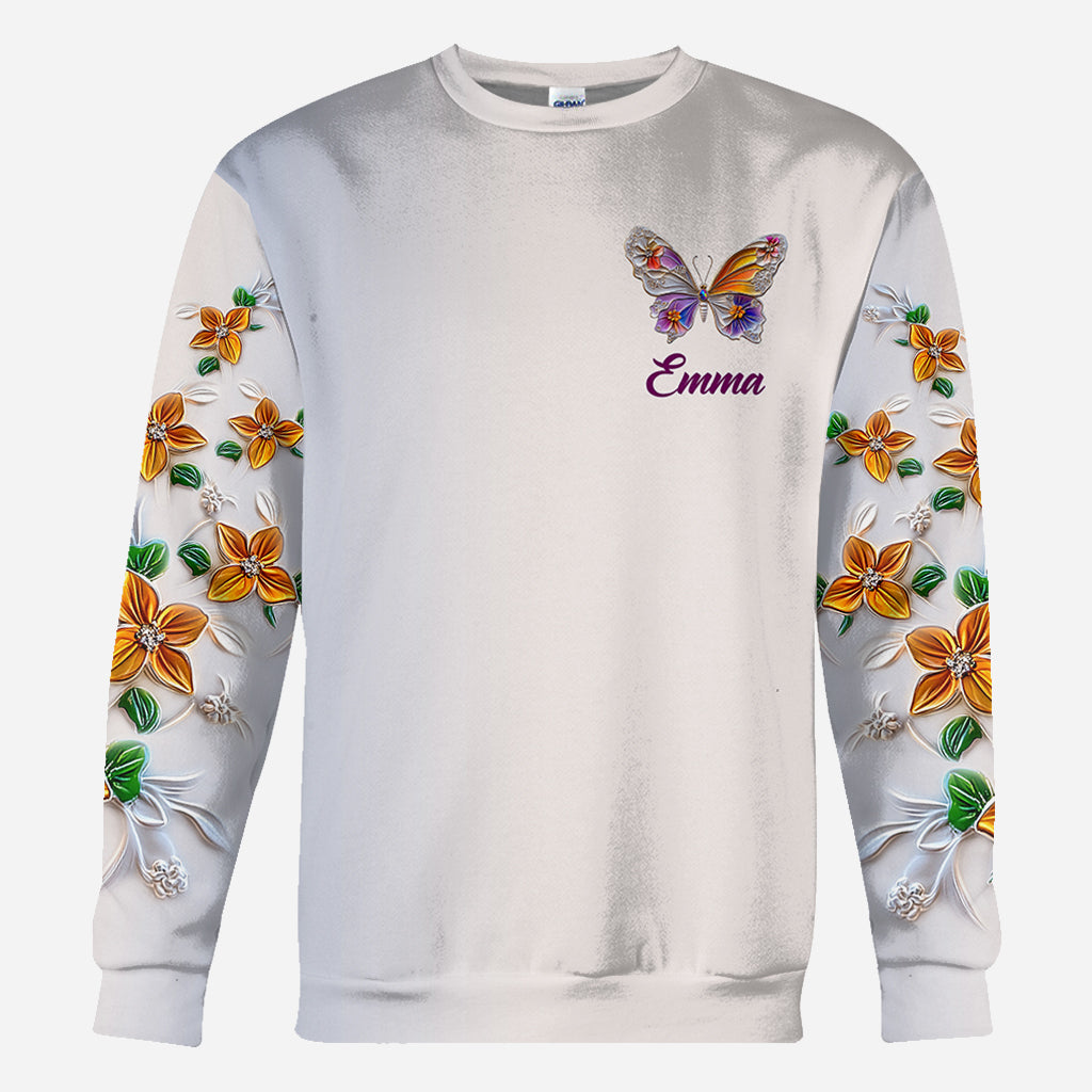 Atemberaubender Schmetterling – personalisiertes T-Shirt mit Schmetterlingsmotiv