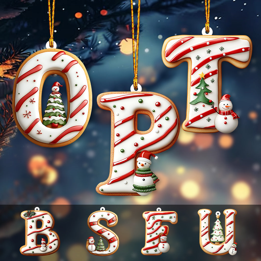 Weihnachtskuchen, Familie, Freunde, Kollegen – personalisierter Familienschmuck