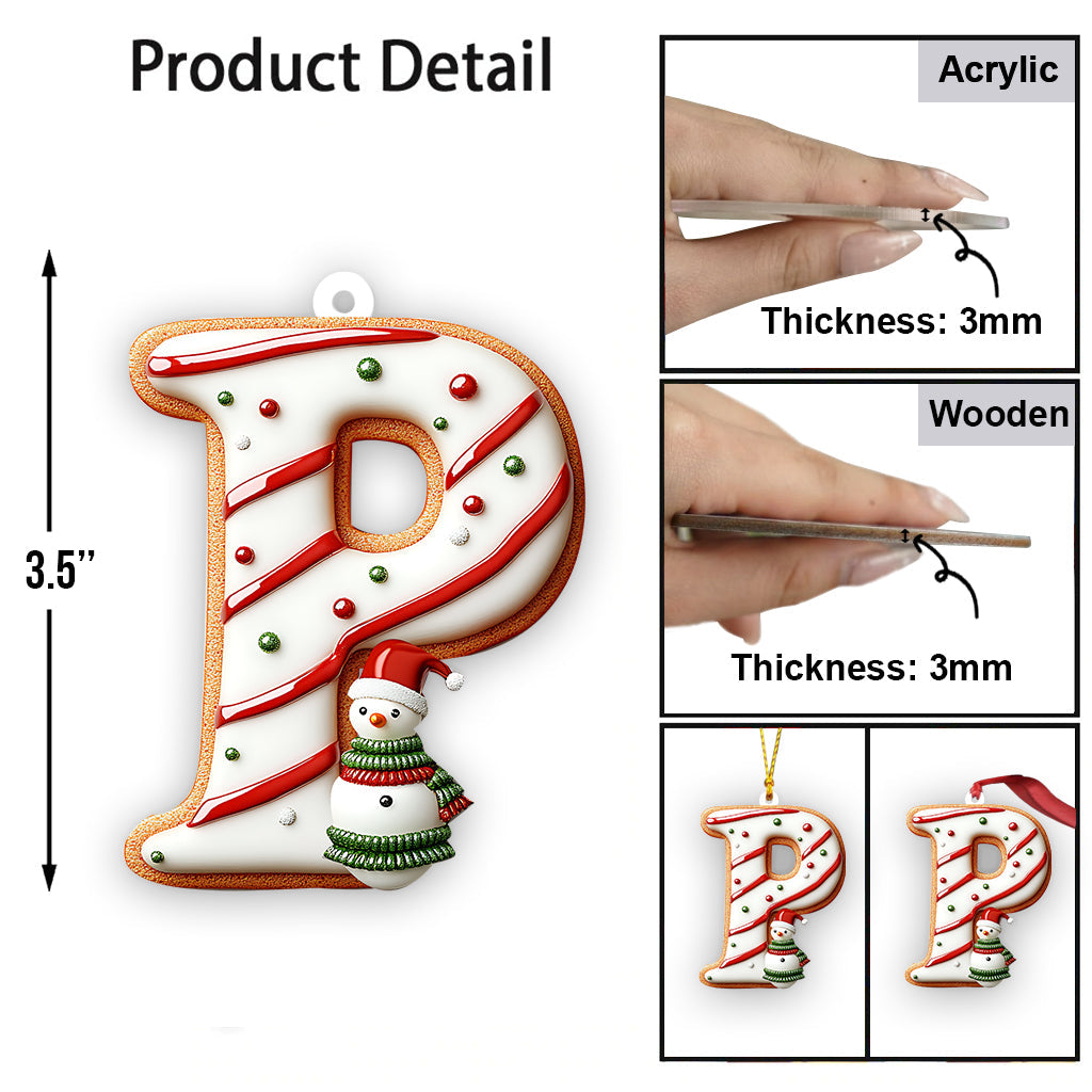 Weihnachtskuchen, Familie, Freunde, Kollegen – personalisierter Familienschmuck