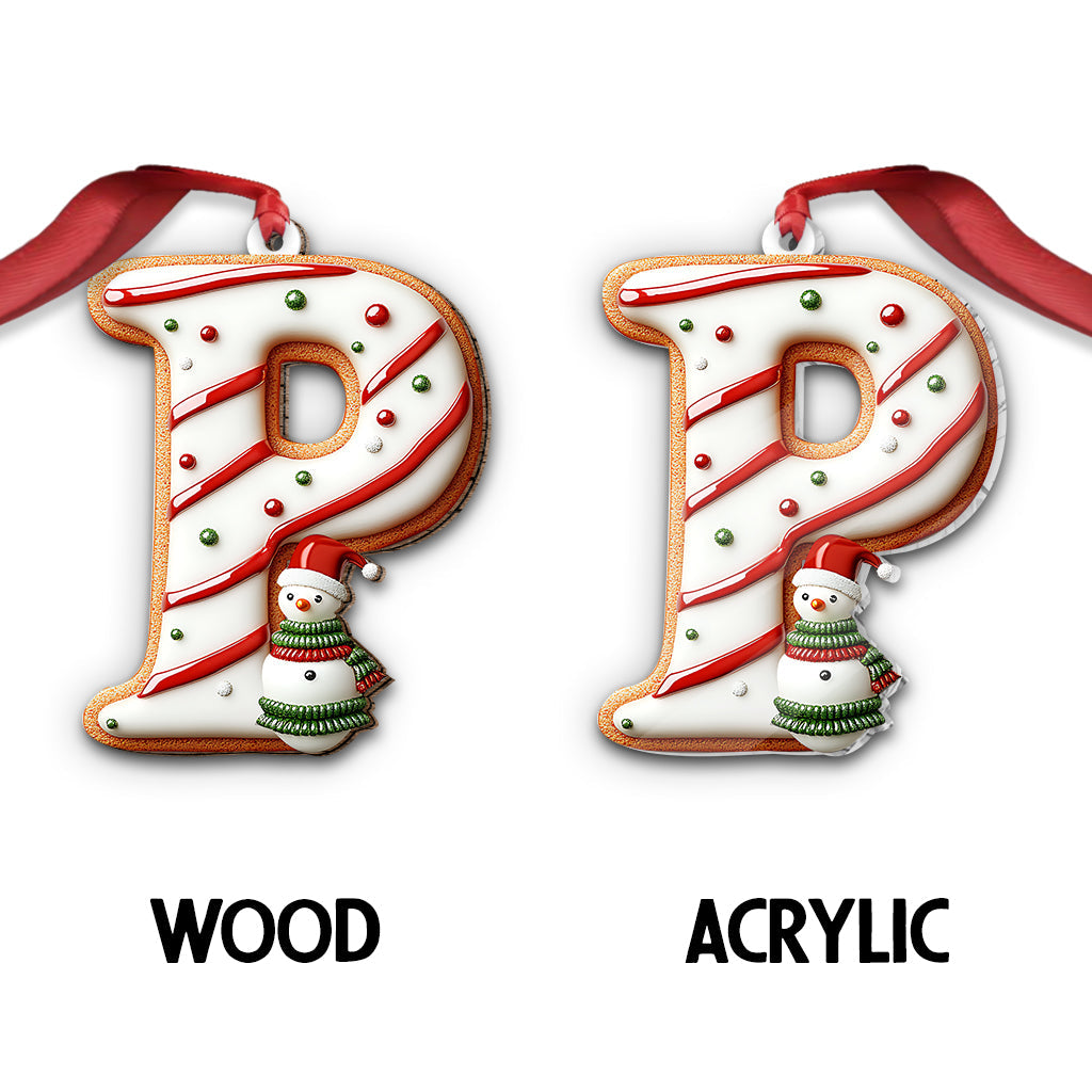 Weihnachtskuchen, Familie, Freunde, Kollegen – personalisierter Familienschmuck