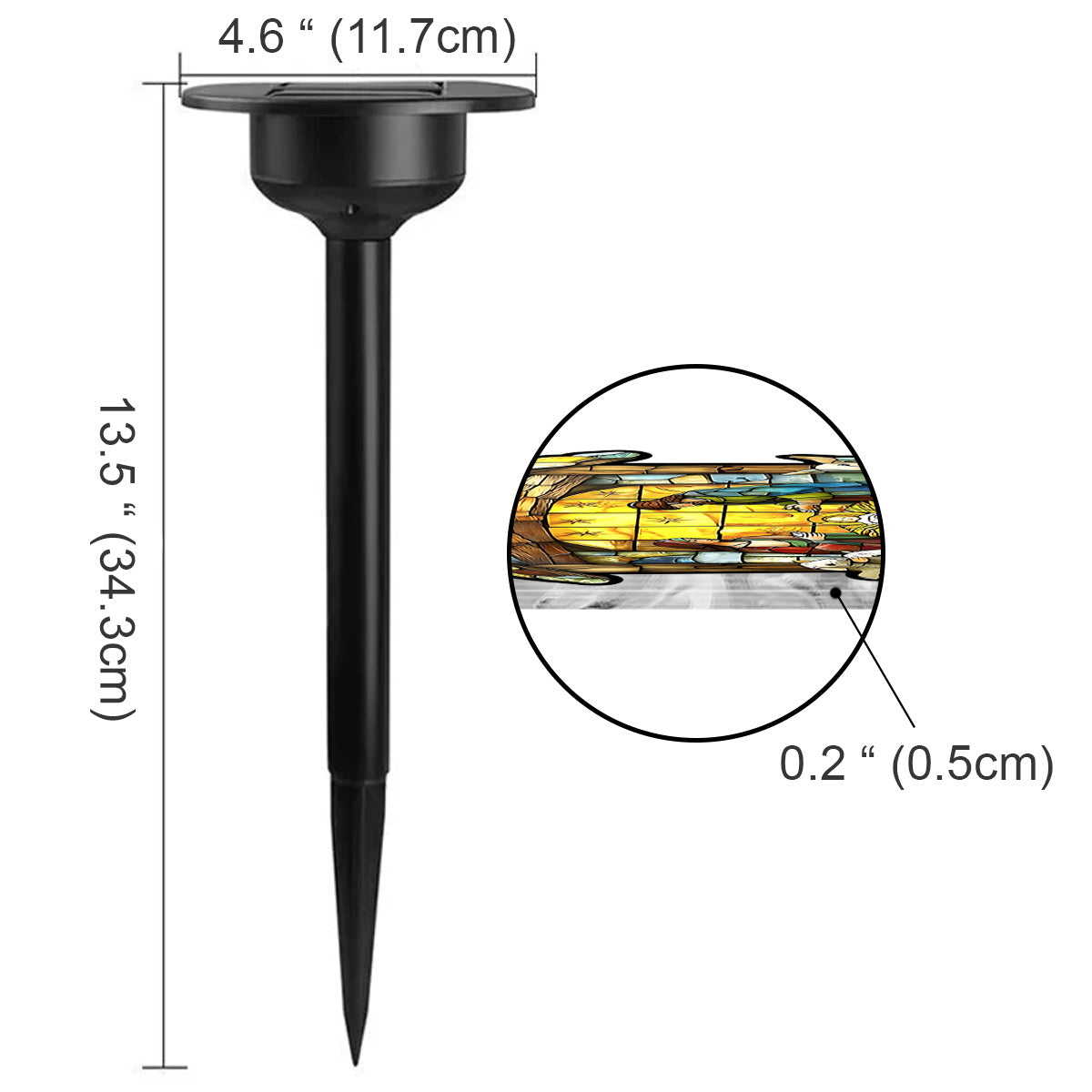 Gott segne euch alle – Solarleuchte für christliche Gärten