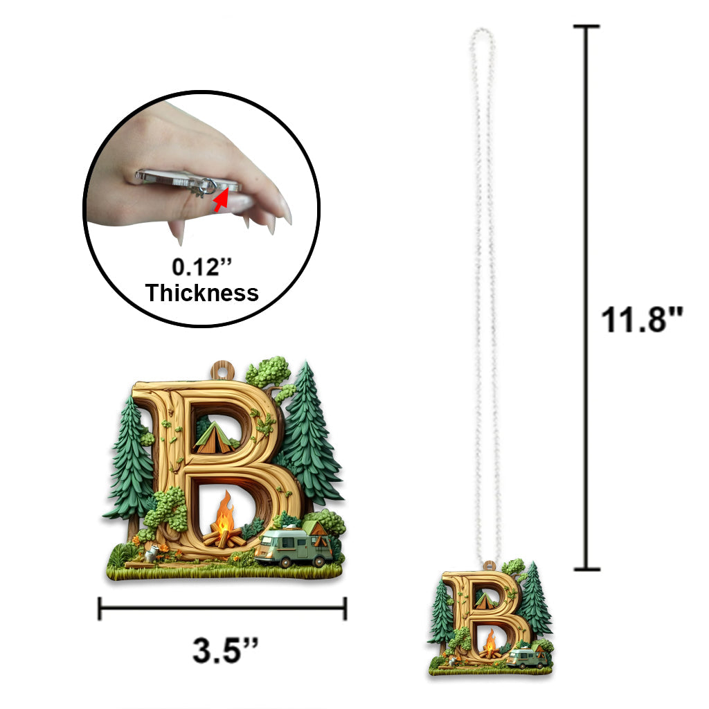 Camping-Brief – Personalisierter Camping-Auto-Anhänger