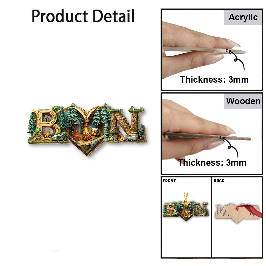 Brief an ein Camping-Pärchen – Personalisierter Camping-Anhänger