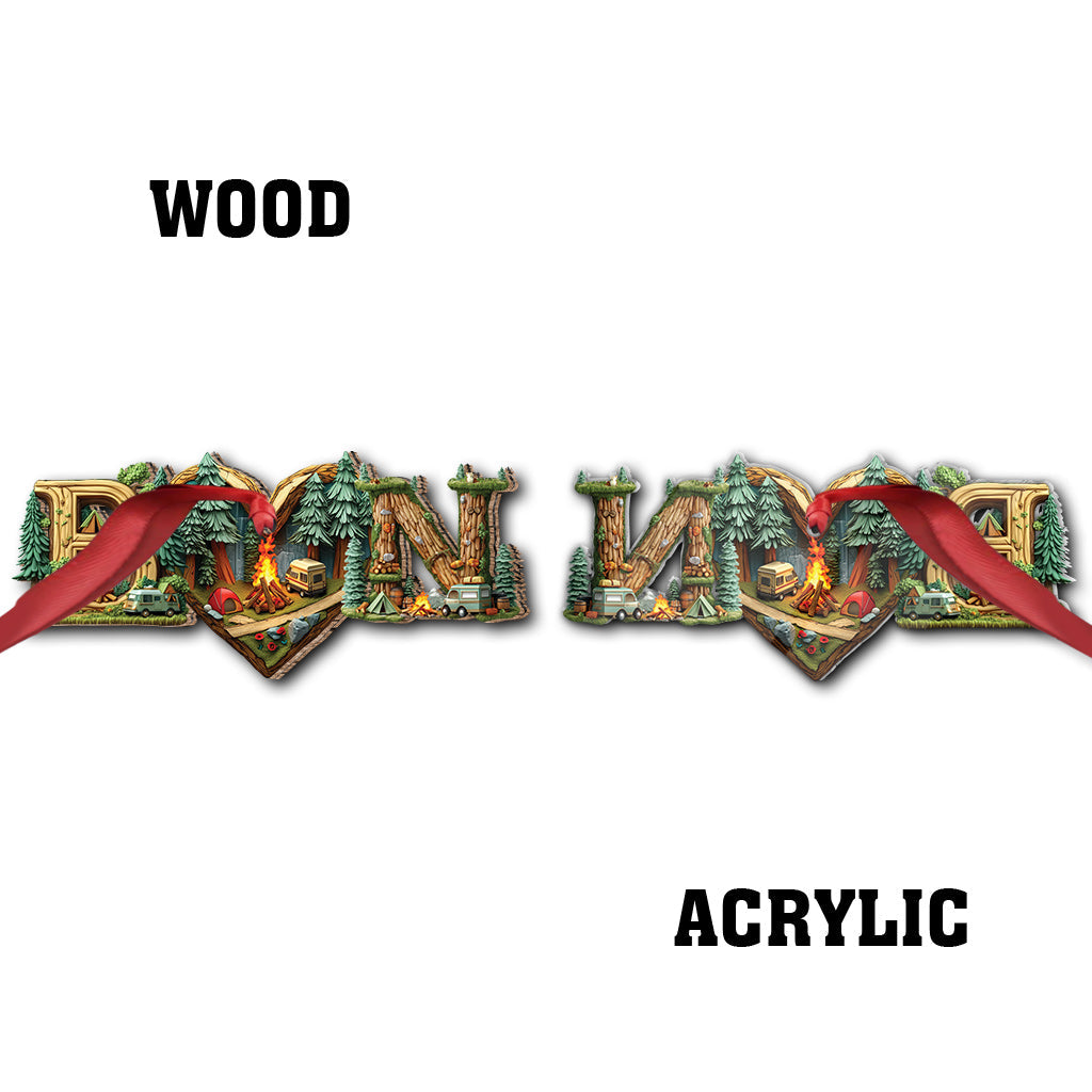 Brief an ein Camping-Pärchen – Personalisierter Camping-Anhänger