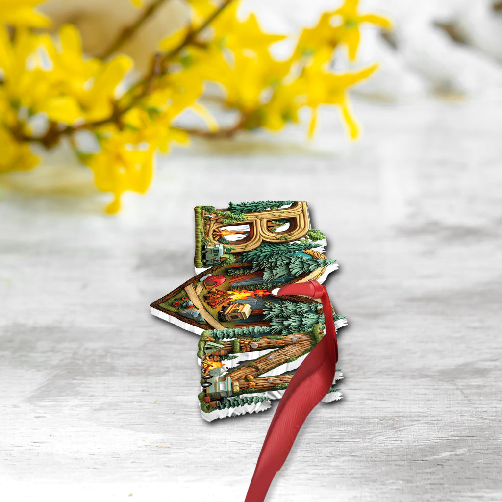 Brief an ein Camping-Pärchen – Personalisierter Camping-Anhänger