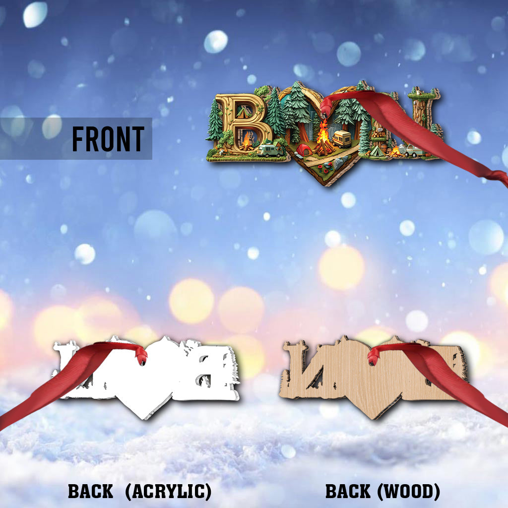 Brief an ein Camping-Pärchen – Personalisierter Camping-Anhänger