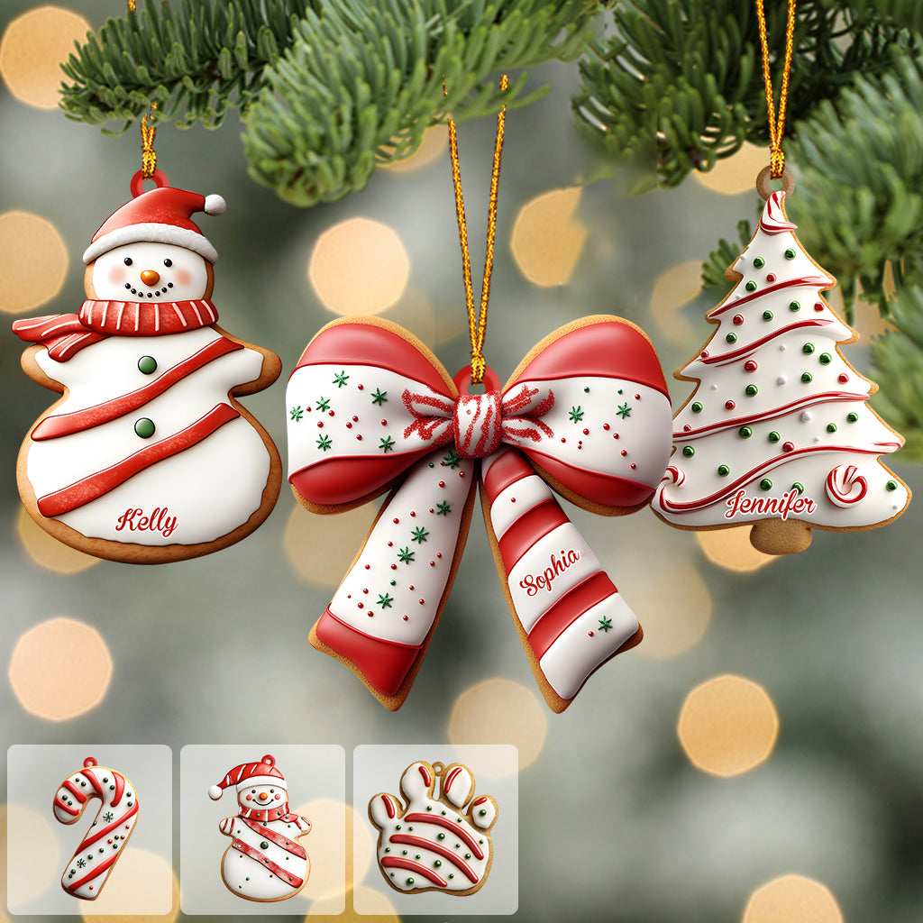 Little Christmas Cake Family Friends - Personalized Family Ornament