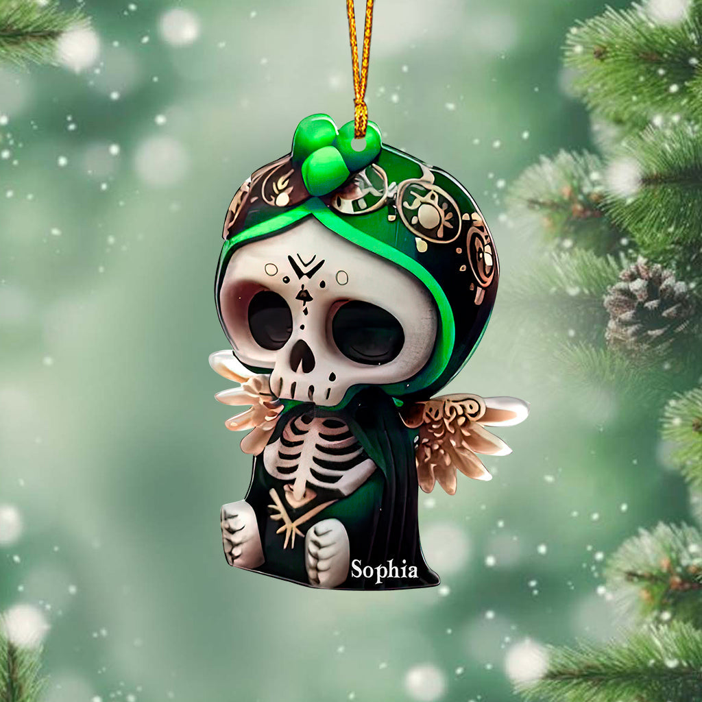 Niedlicher Totenkopf – personalisierter Totenkopf-Anhänger