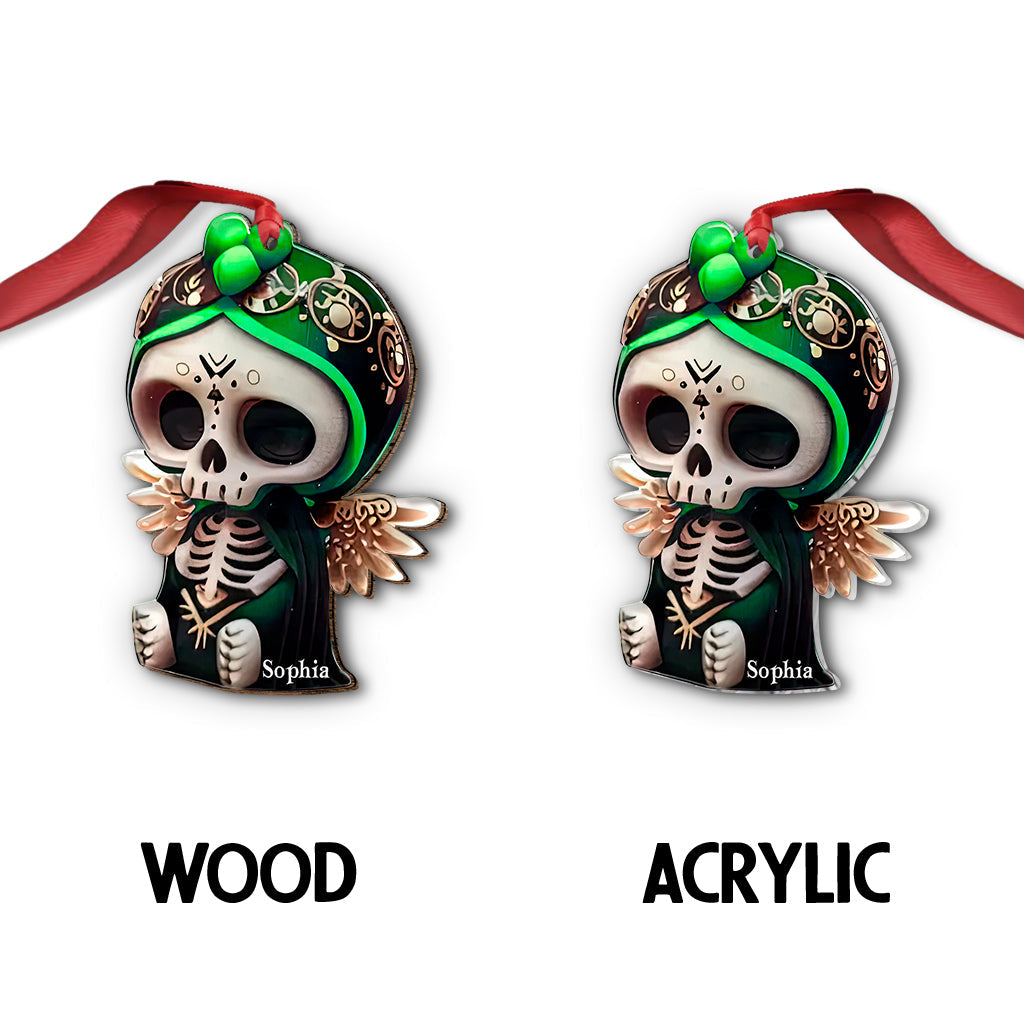 Niedlicher Totenkopf – personalisierter Totenkopf-Anhänger