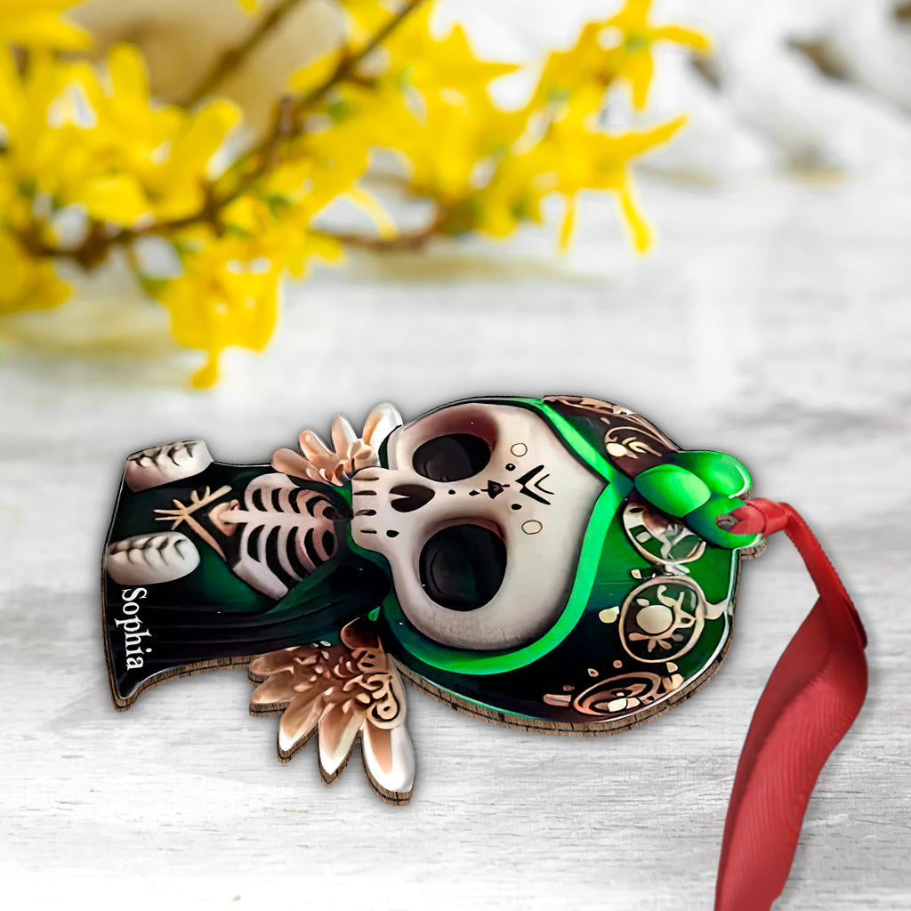 Niedlicher Totenkopf – personalisierter Totenkopf-Anhänger