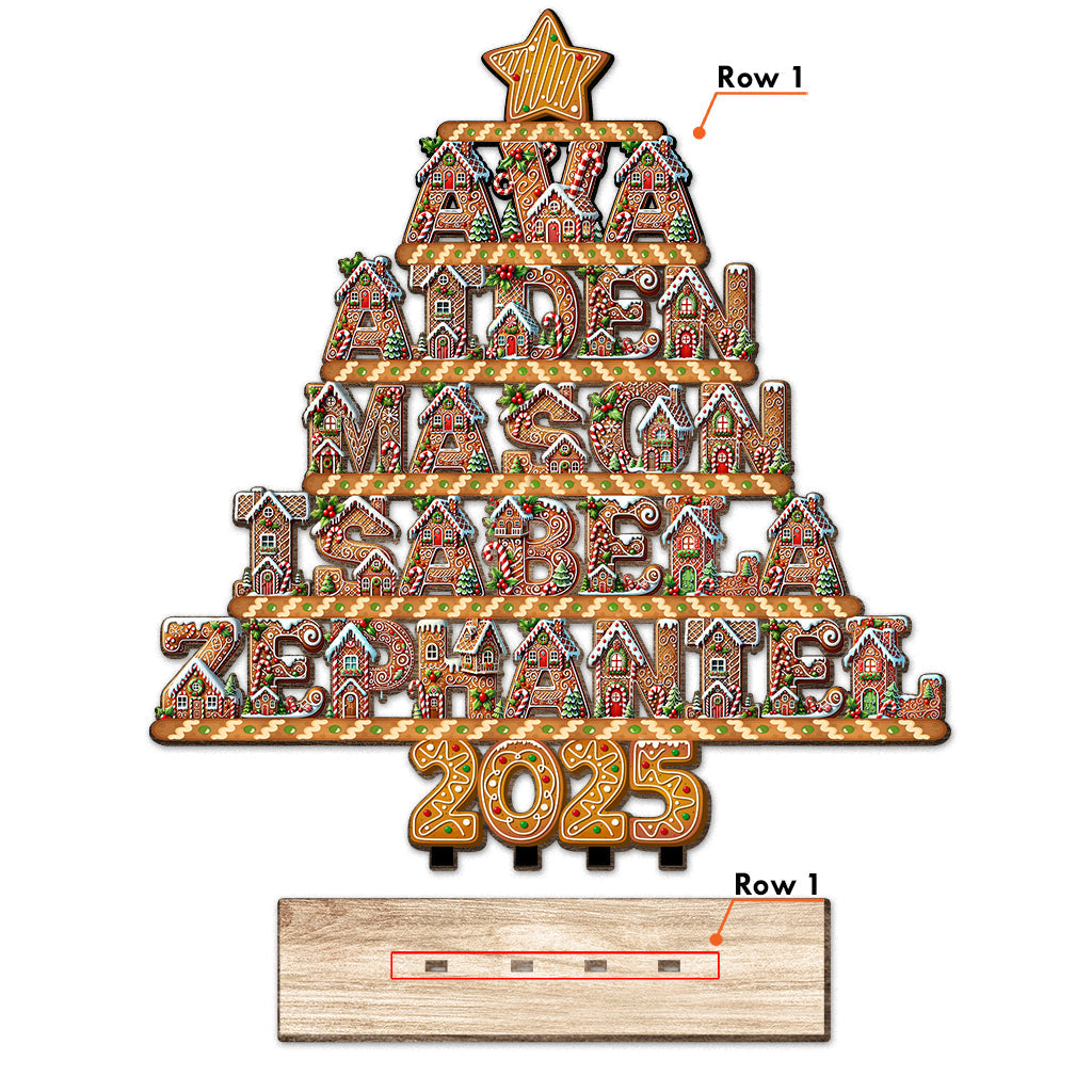 Niedliche Familie – Personalisierte Familie 1-lagig, groß, freistehend