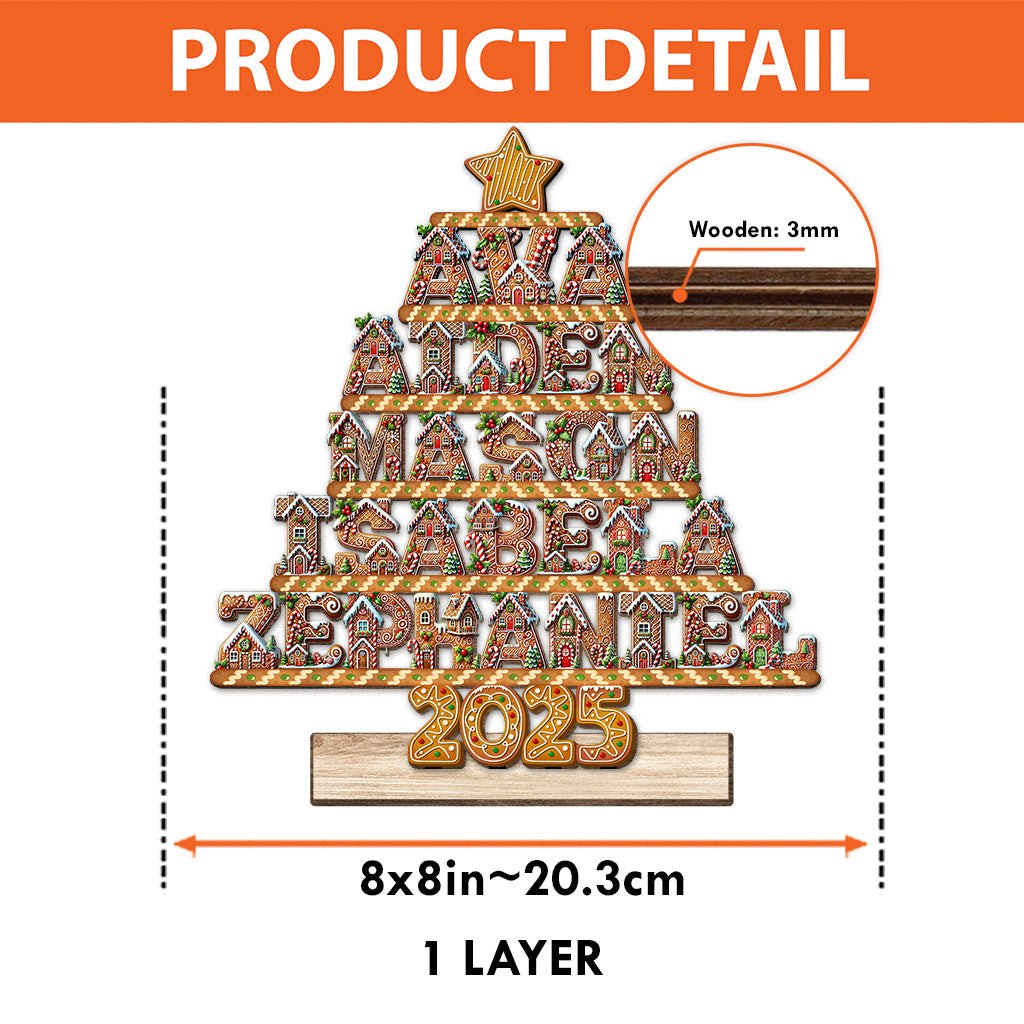 Niedliche Familie – Personalisierte Familie 1-lagig, groß, freistehend