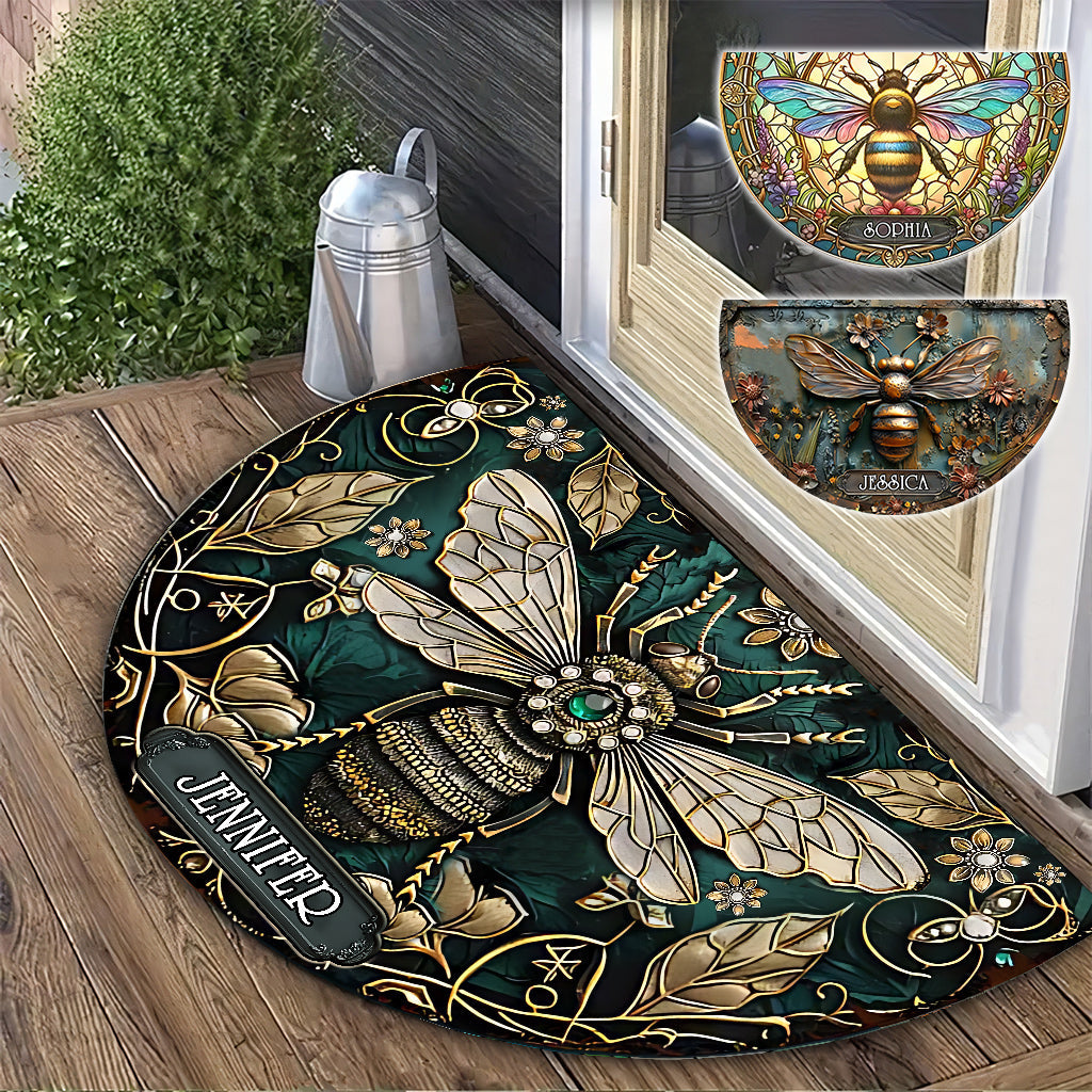 Beatiful Garden - Personalized Gardening Shaped Doormat