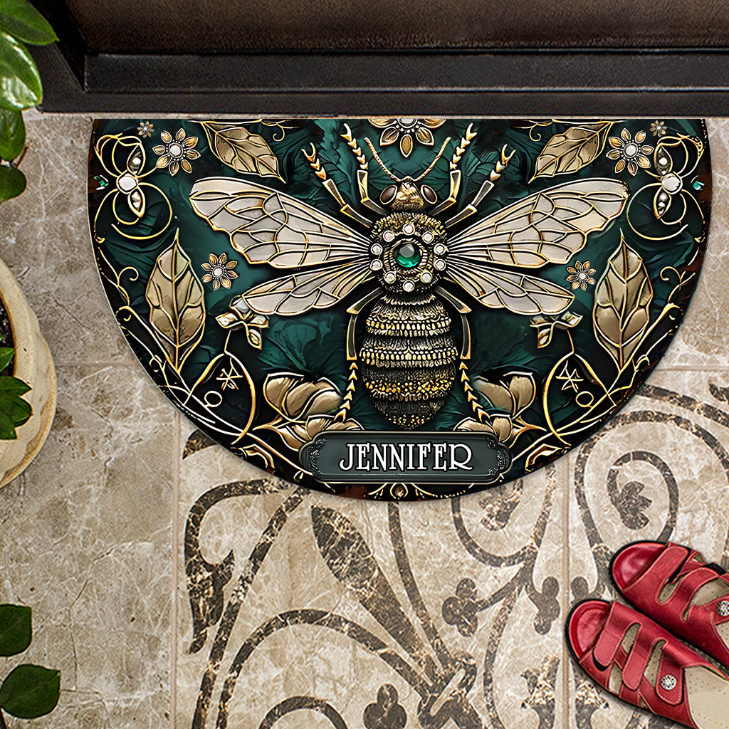 Beatiful Garden - Personalized Gardening Shaped Doormat