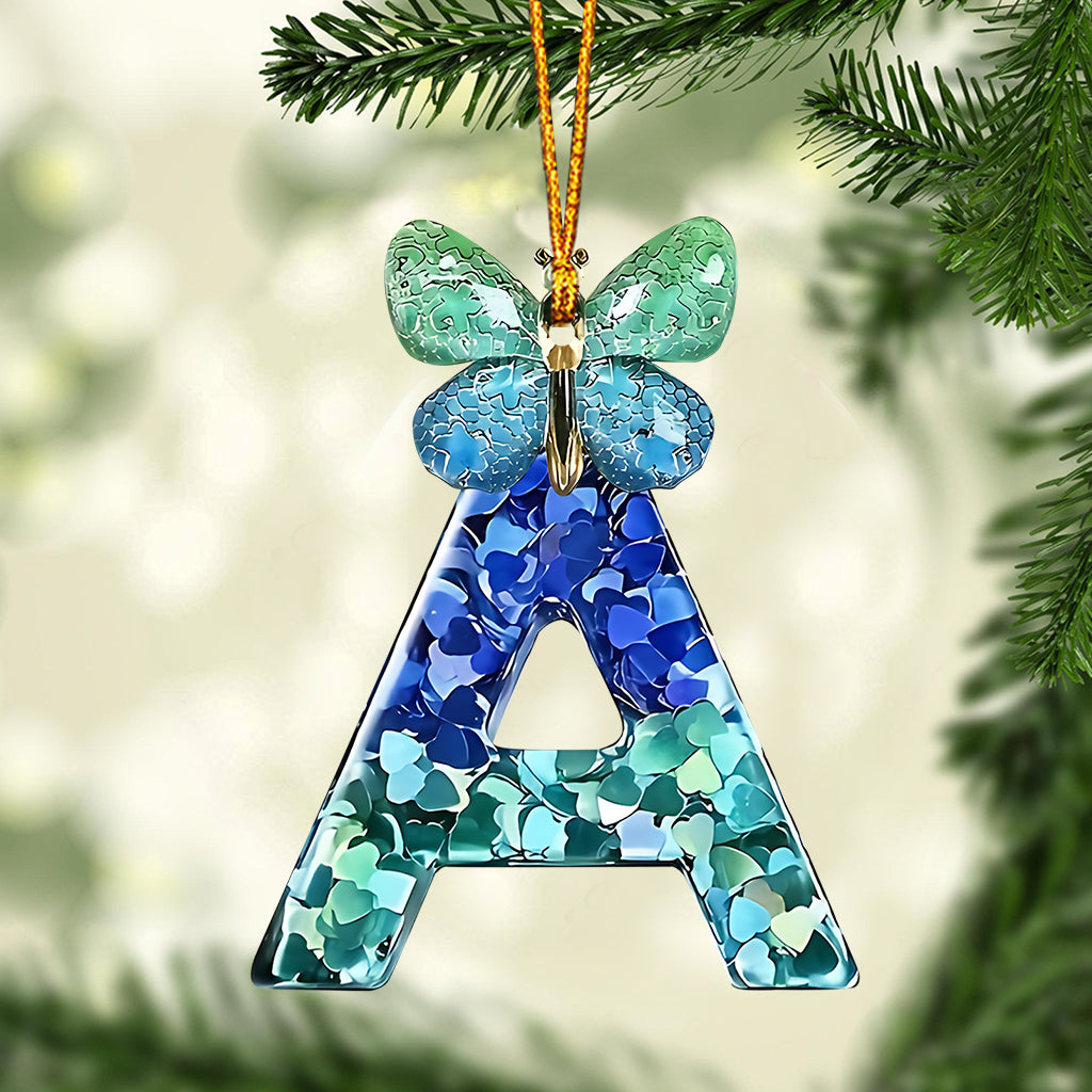 Wunderschönes Schmetterlingsalphabet – personalisierter Schmetterlingsschmuck