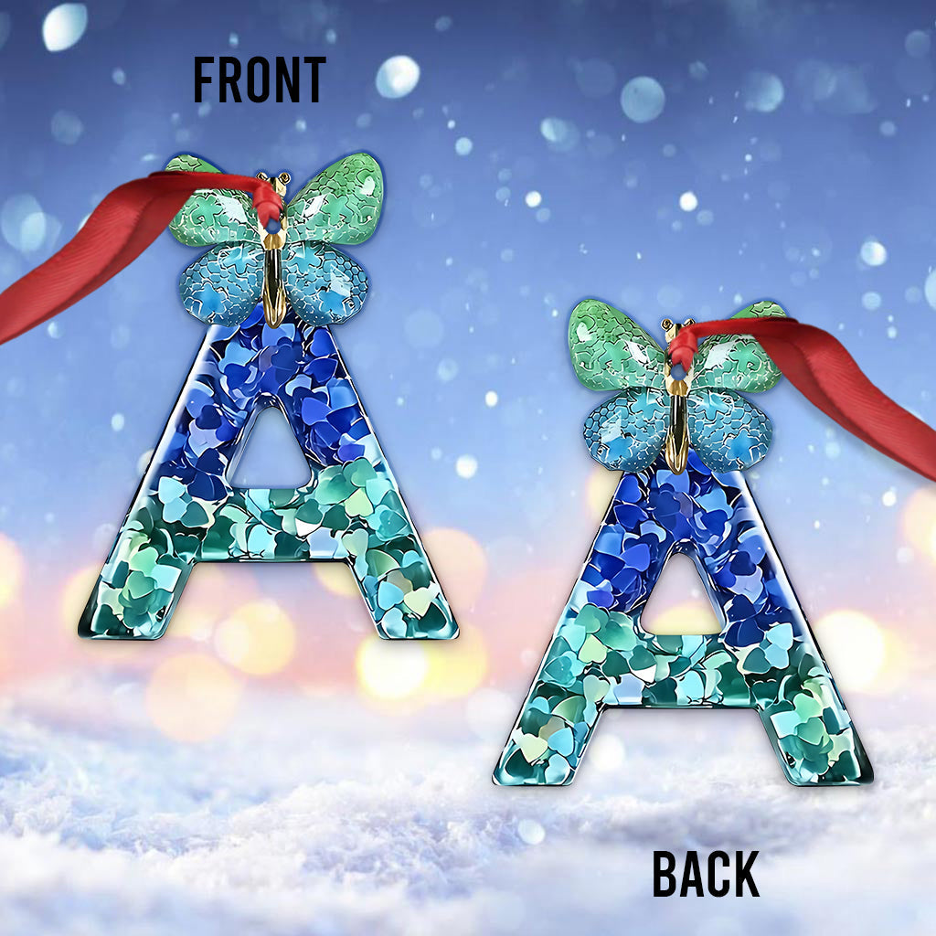 Wunderschönes Schmetterlingsalphabet – personalisierter Schmetterlingsschmuck