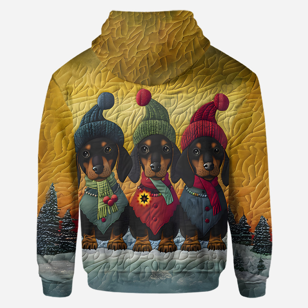 Love Dachshund - Personalized Dachshund All Over Shirt