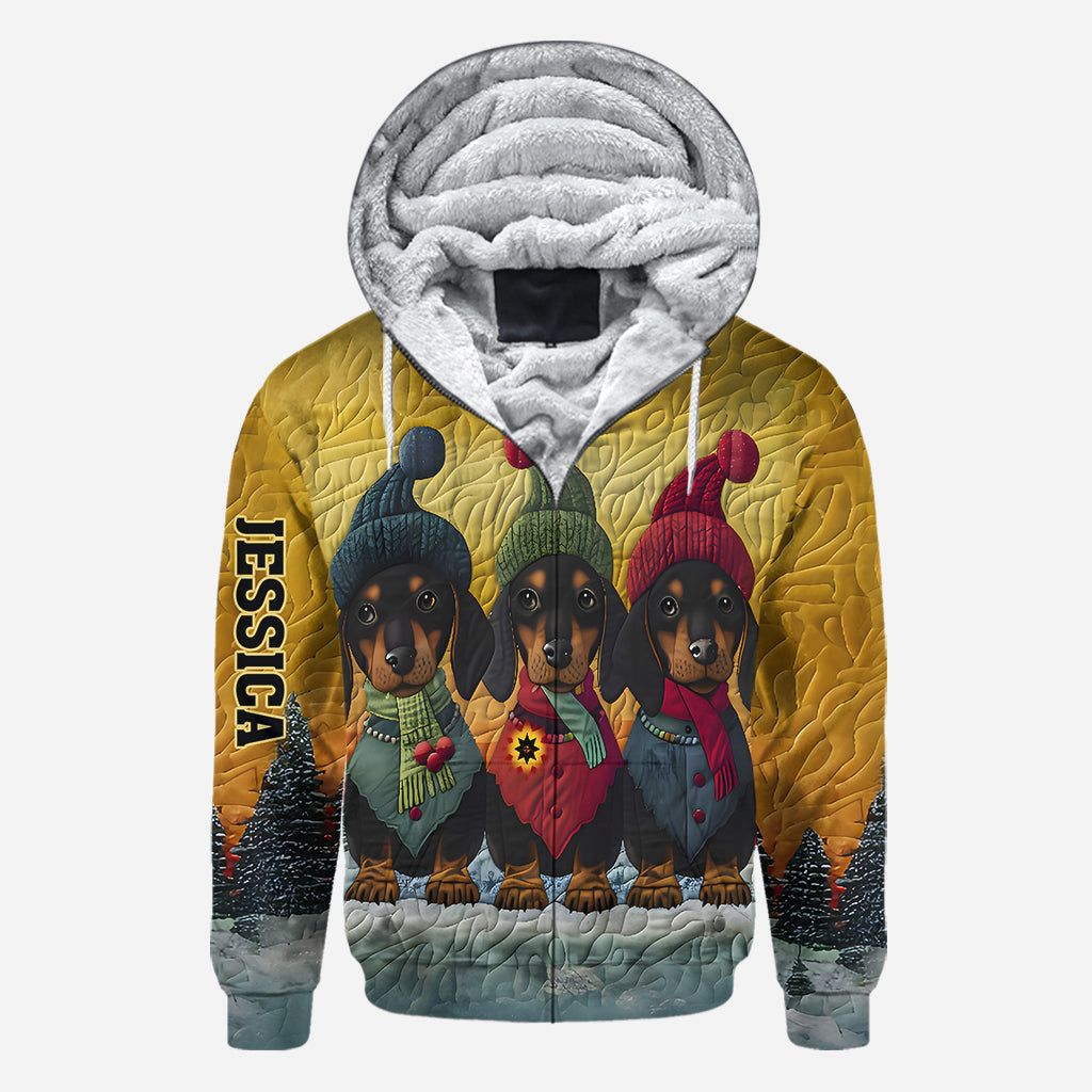 Love Dachshund - Personalized Dachshund All Over Shirt