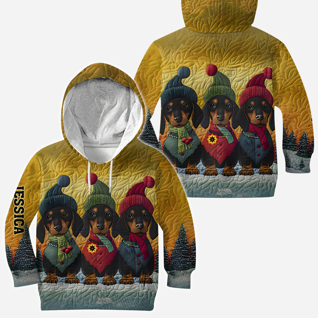 Love Dachshund - Personalized Dachshund All Over Shirt