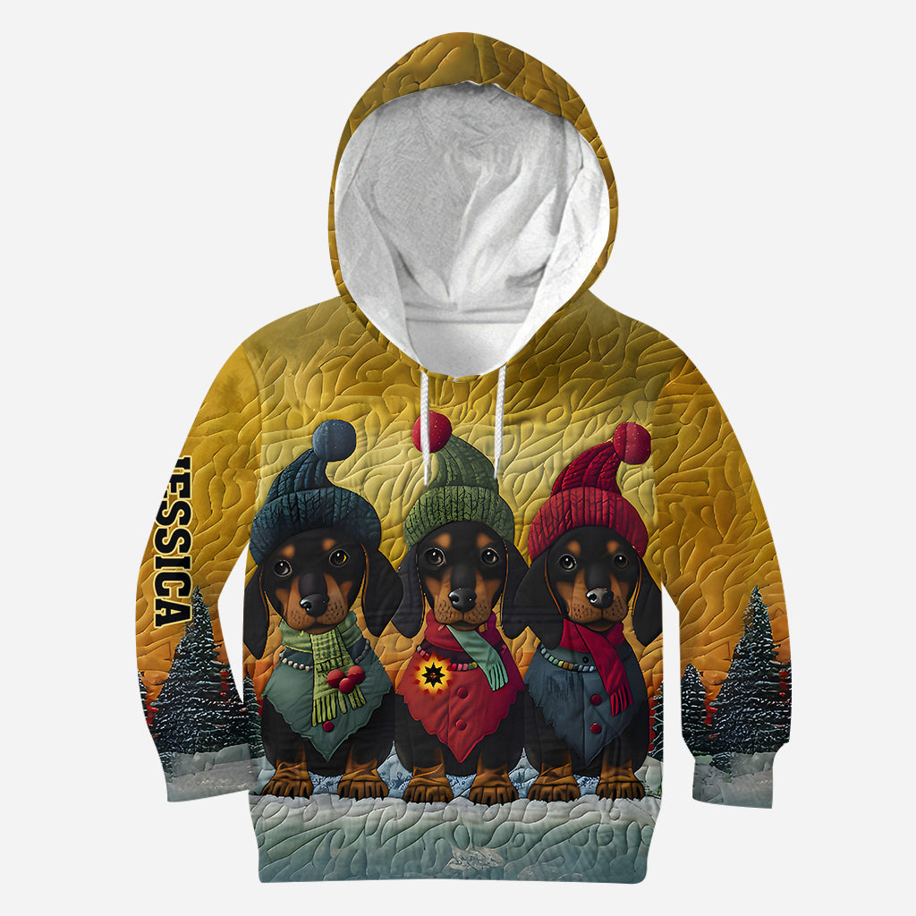 Love Dachshund - Personalized Dachshund All Over Shirt