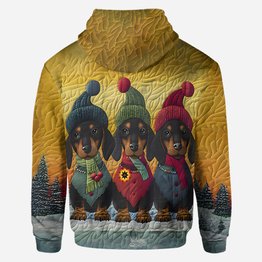 Love Dachshund - Personalized Dachshund All Over Shirt