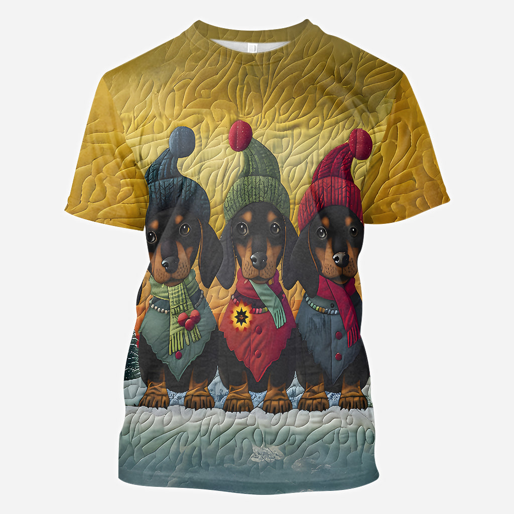 Love Dachshund - Personalized Dachshund All Over Shirt