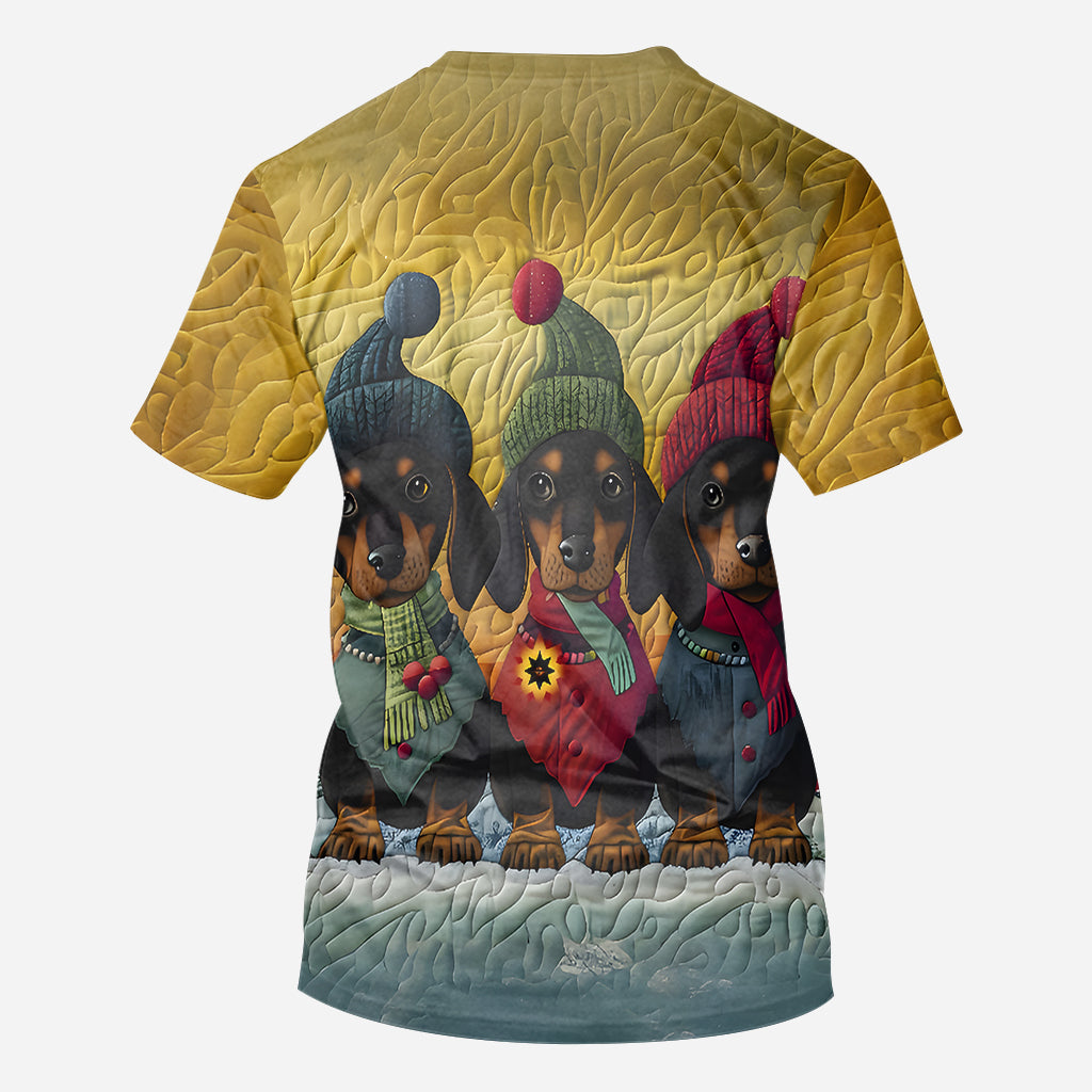 Love Dachshund - Personalized Dachshund All Over Shirt