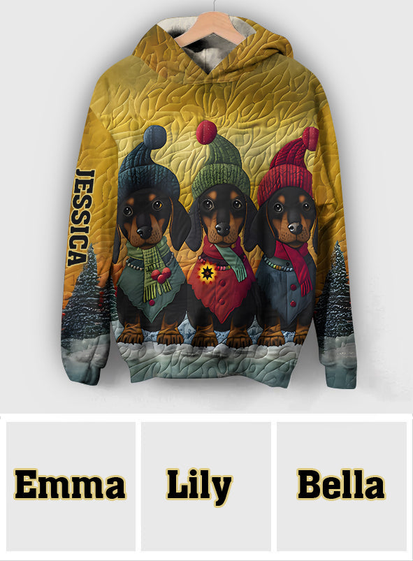 Love Dachshund - Personalized Dachshund All Over Shirt