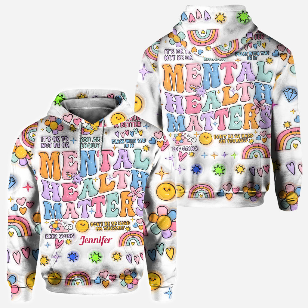 Mentale Gesundheit ist wichtig – Personalisiertes T-Shirt zur Sensibilisierung für psychische Gesundheit