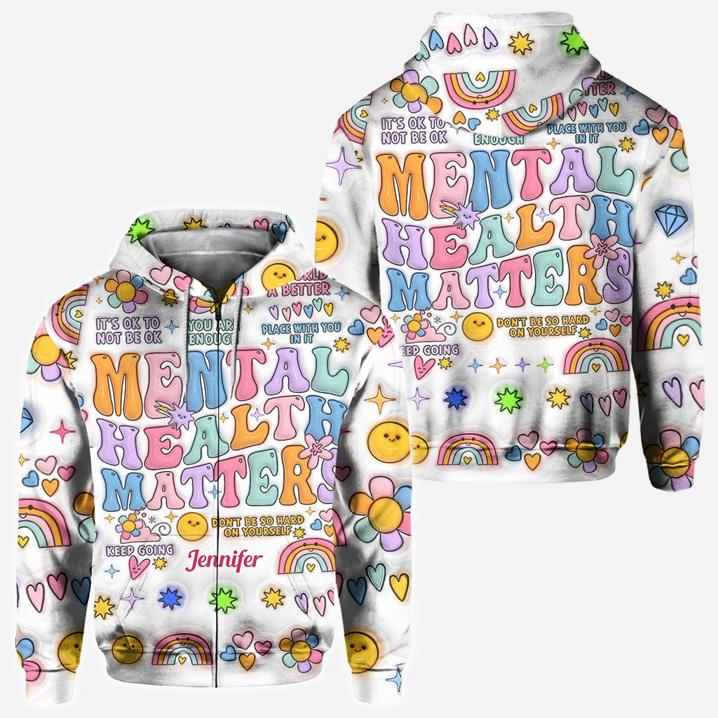 Mentale Gesundheit ist wichtig – Personalisiertes T-Shirt zur Sensibilisierung für psychische Gesundheit