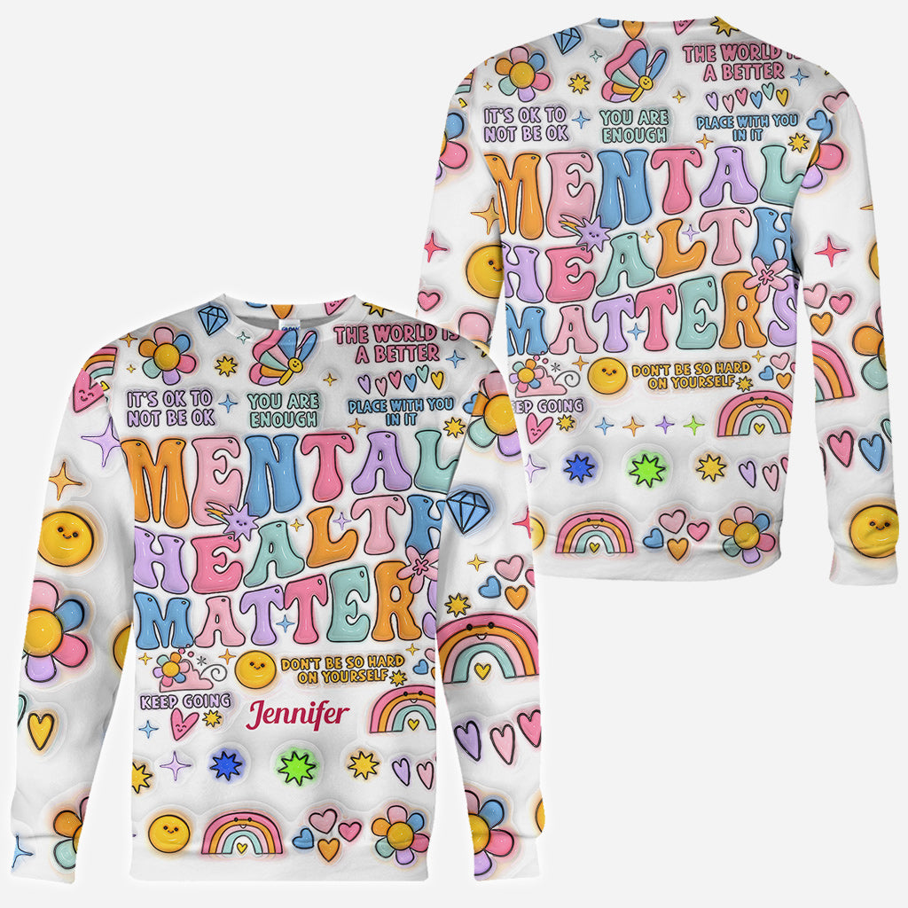 Mentale Gesundheit ist wichtig – Personalisiertes T-Shirt zur Sensibilisierung für psychische Gesundheit